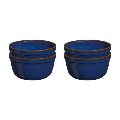 Imperial Blue Set Of 4 Ramekins