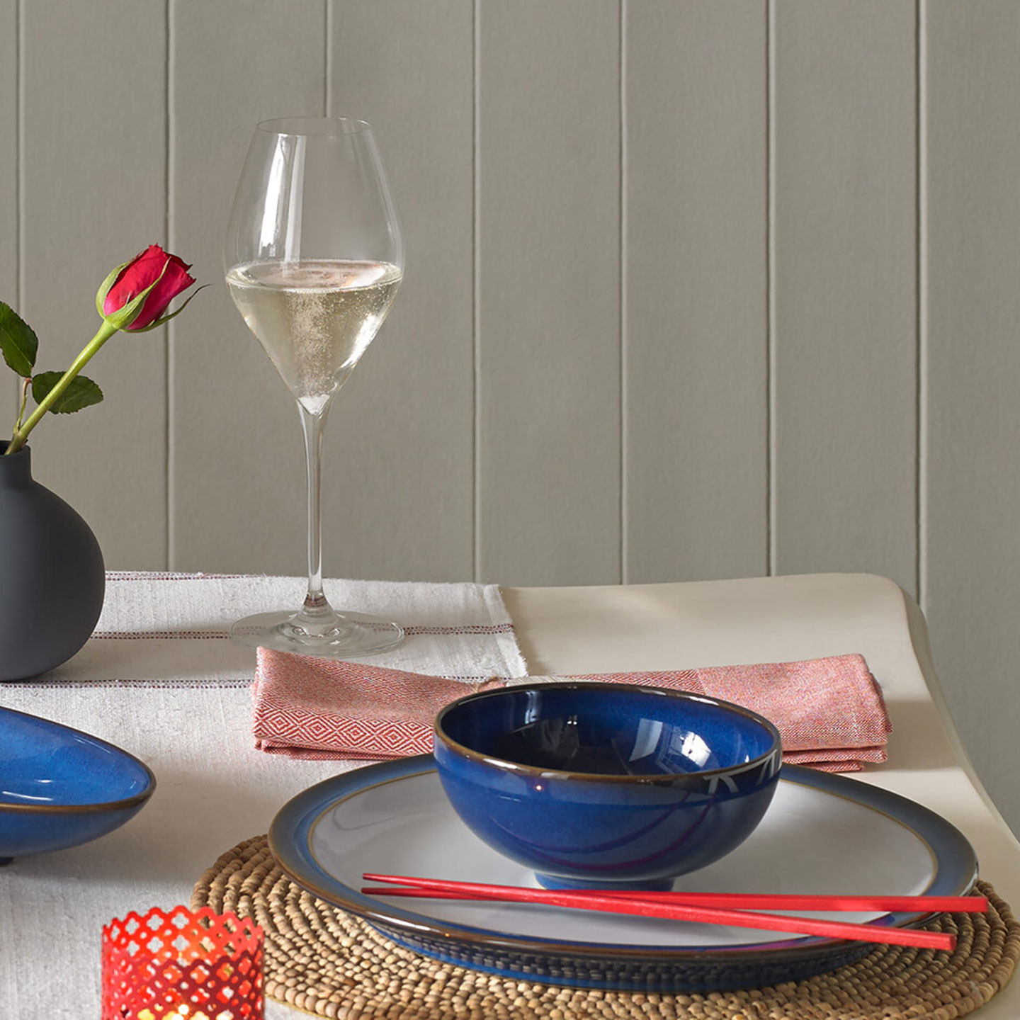 Imperial Blue Dinner Plates - Set Of 4 - Thumbnail 4