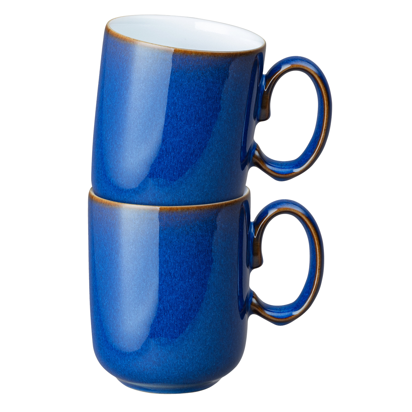 Imperial Blue Set Of 2 Straight Mugs