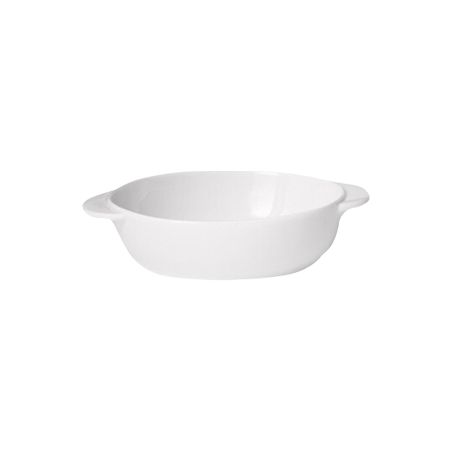 White By Denby Small Oval Dish -