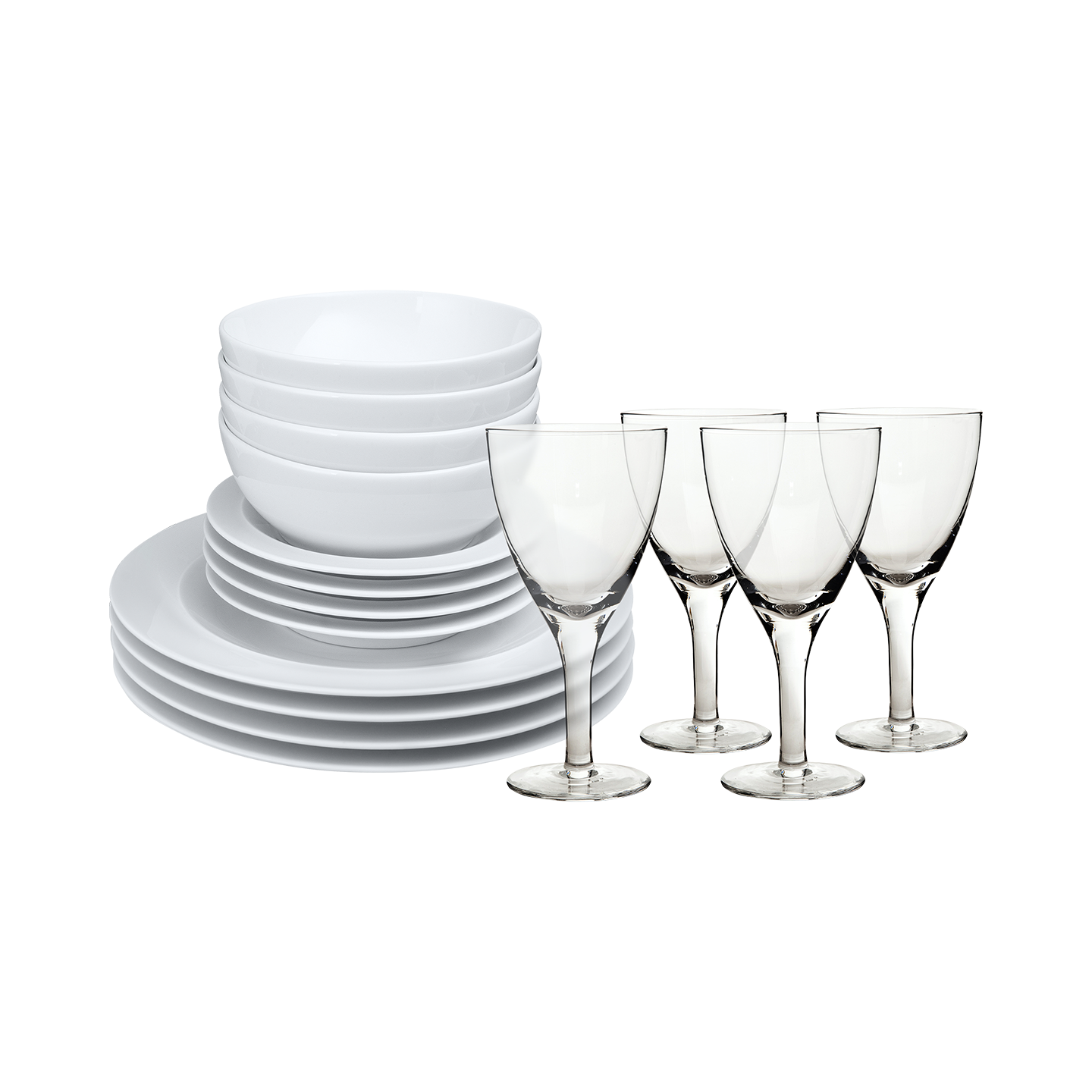 White By Denby 16 Piece Entertaining Set