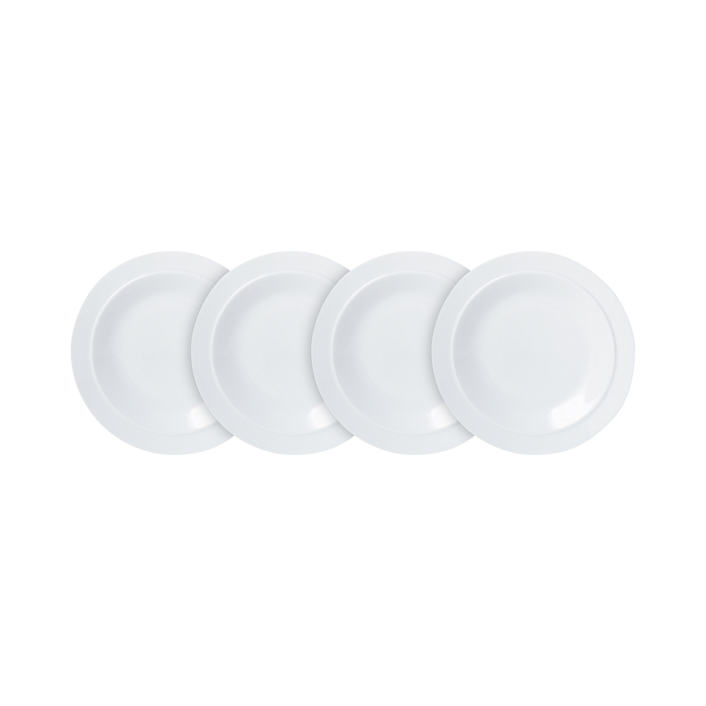White By Denby Small Plates - Set Of 4 -