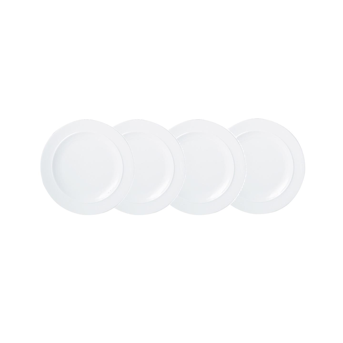 White By Denby Set Of 4 Small Plates (Usa)
