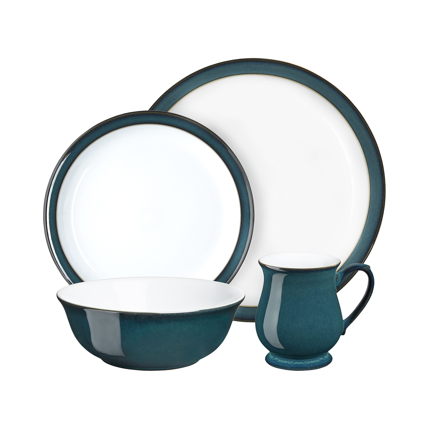 Greenwich 4 Piece Dinnerware Set