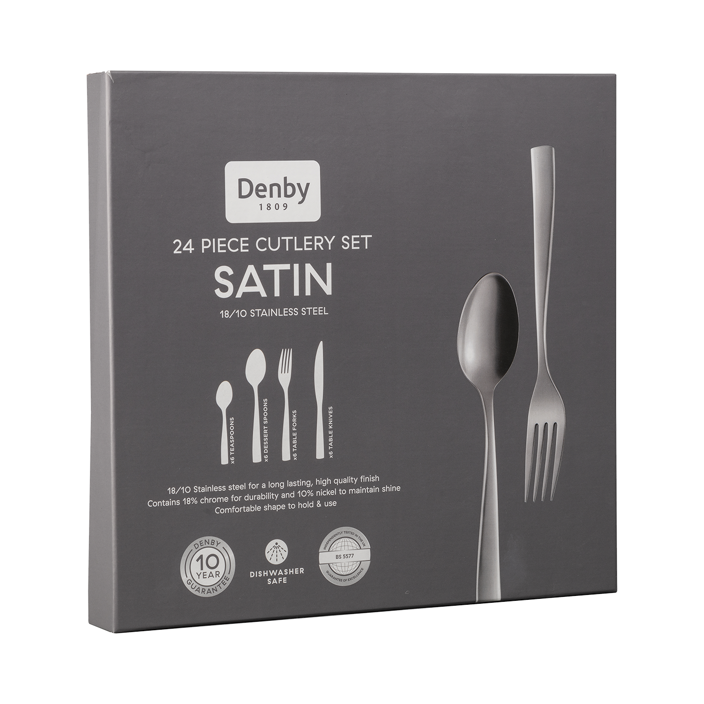 Satin 24 Piece Cutlery Set