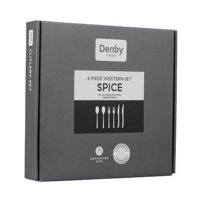 Spice Black 6 Piece Cutlery Set