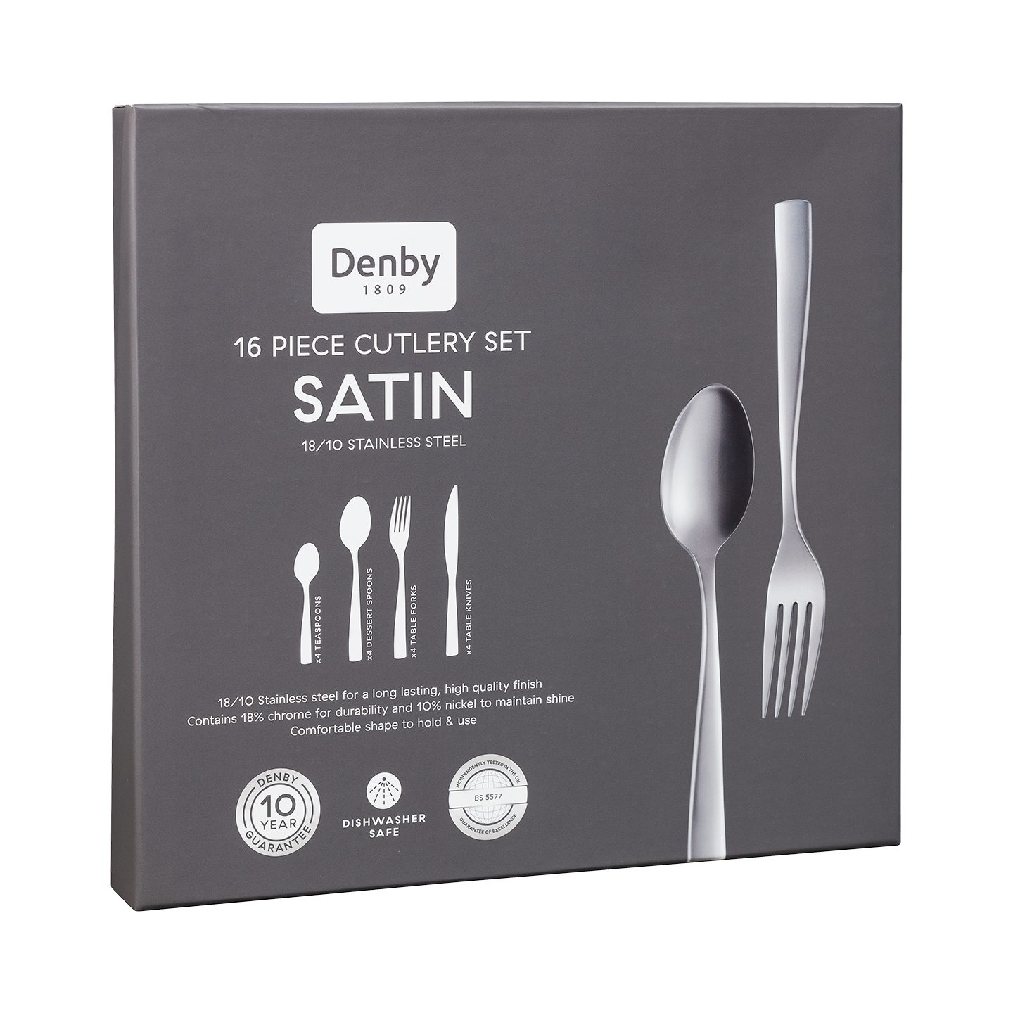 Satin 16 Piece Cutlery Set -