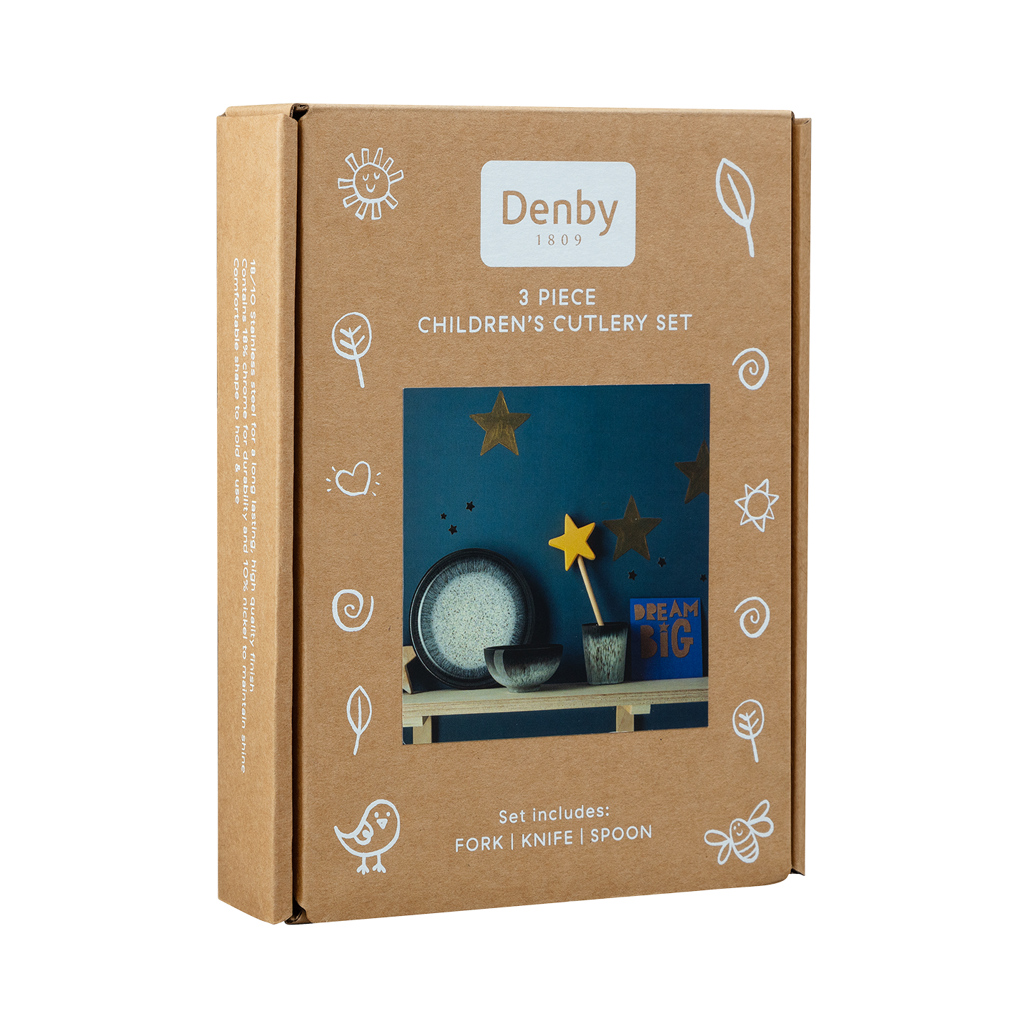 Spice 3 Piece Children'S Cutlery Set