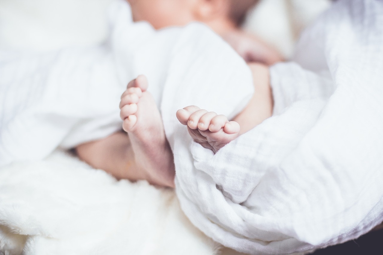 Baby in blanket