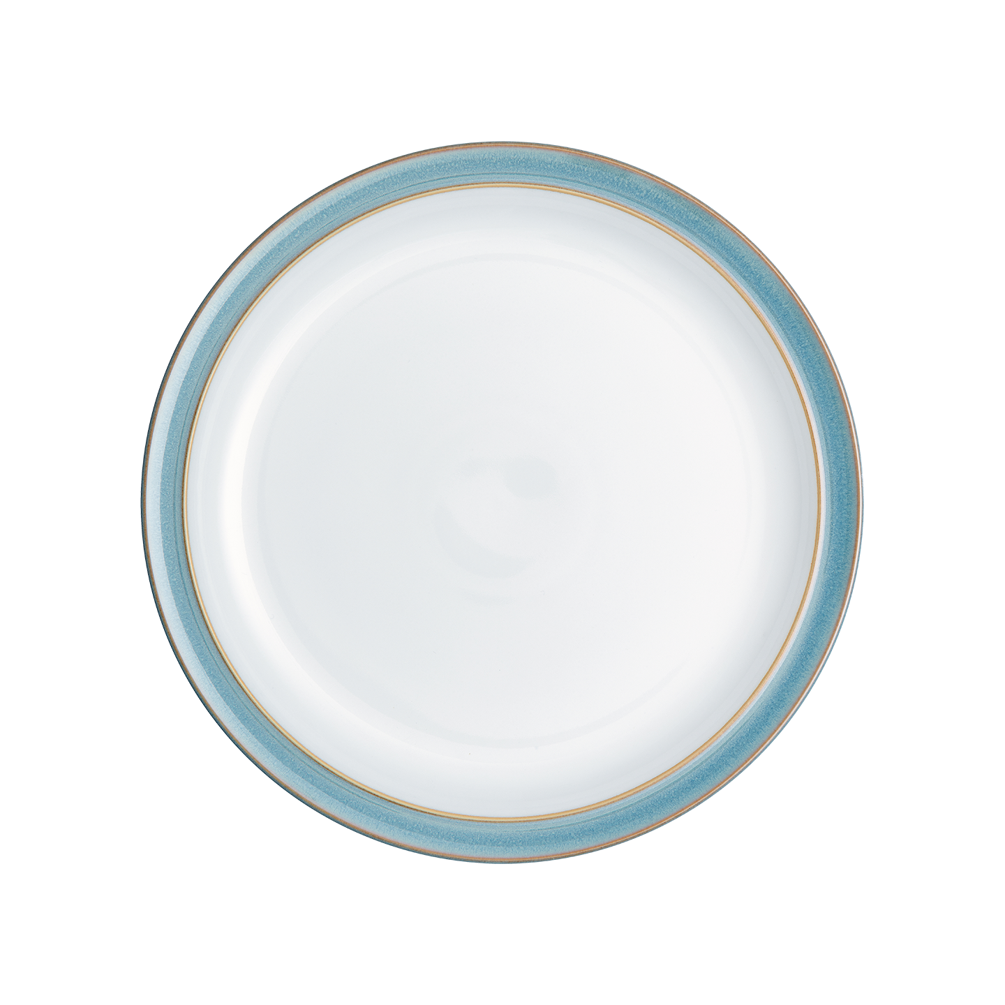 Azure Rimmed Dinner Plate -