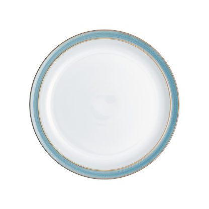 Azure Rimmed Dinner Plate