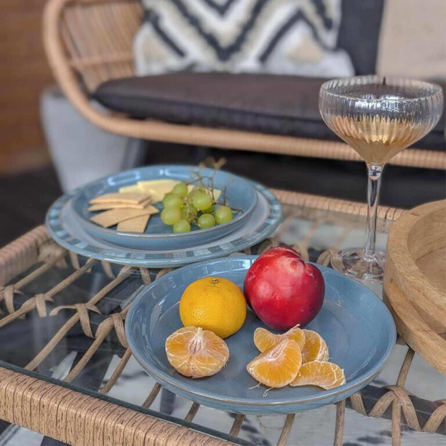 Azure Coupe Medium Plate