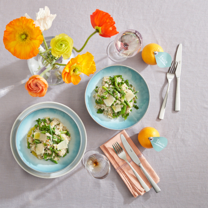 Azure Haze Pasta Bowls - Set Of 4