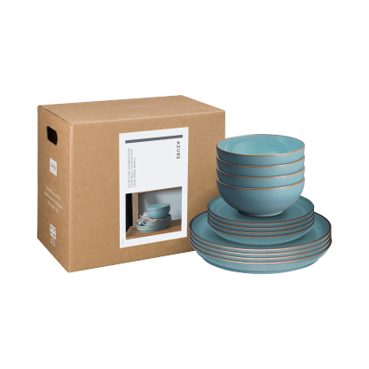Azure Coupe 12 Piece Dinner Set