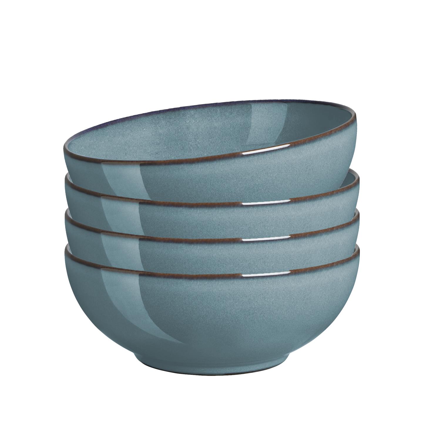 Azure 4pc Alt Coupe Cereal Bowl Set