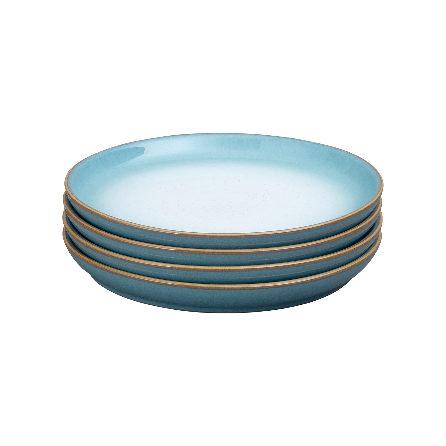 Azure Haze Coupe Dinner Plates - Set Of 4