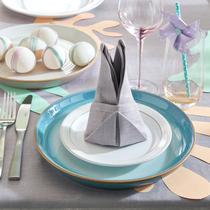 Azure Haze Coupe Dinner Plates - Set Of 4