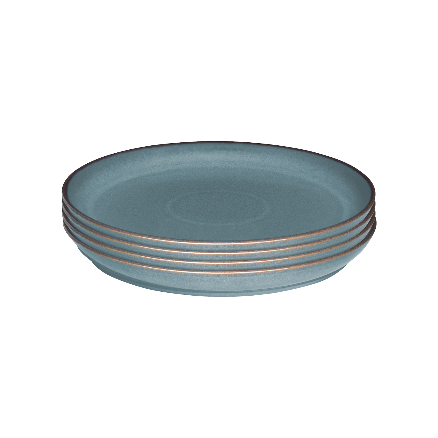 Azure Coupe Dinner Plates - Set Of 4