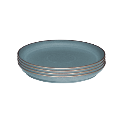 Azure Coupe Dinner Plates - Set Of 4