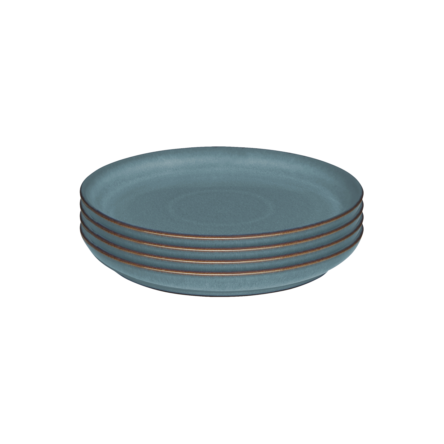 Azure Coupe Medium Plates - Set Of 4 -