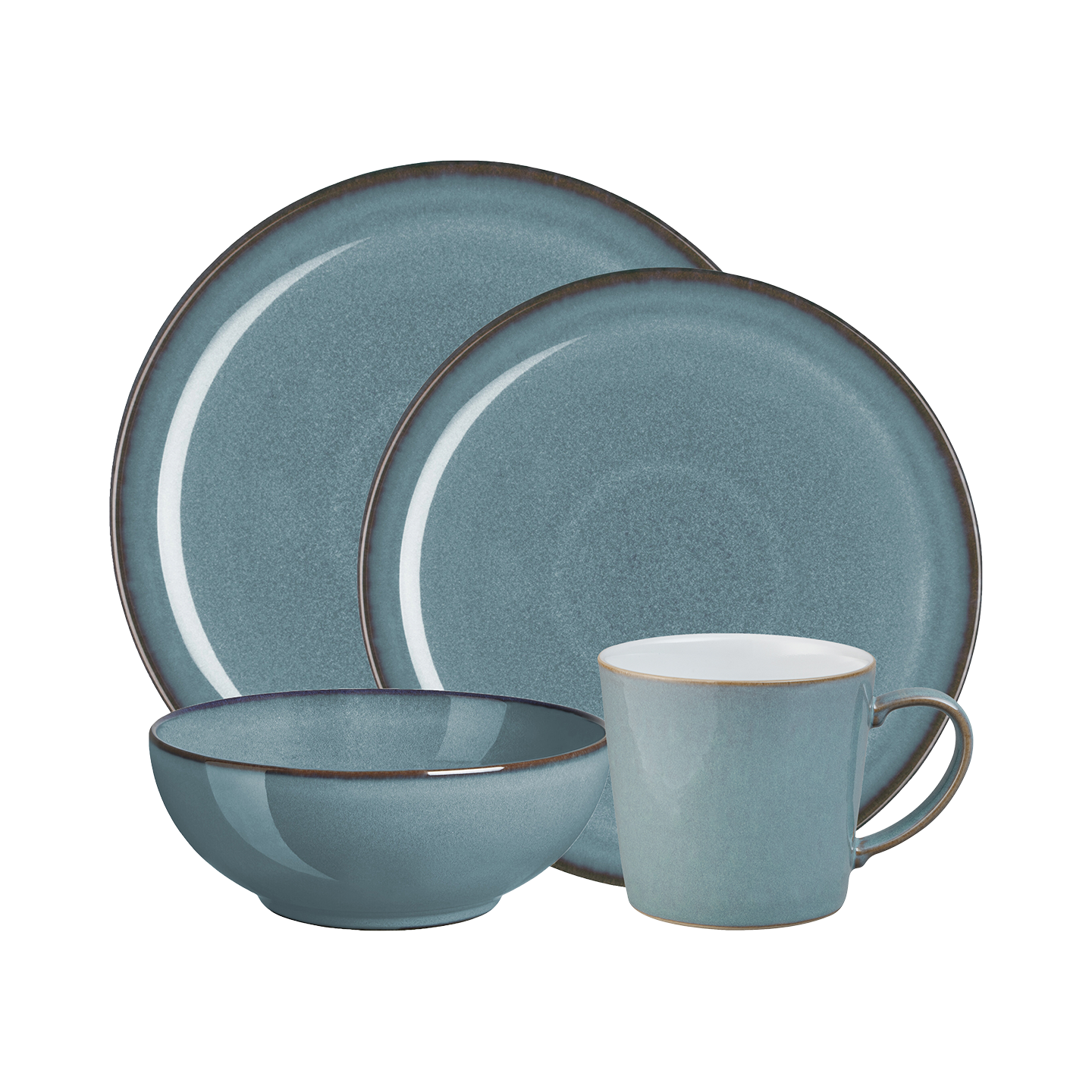 Azure Coupe 16 Piece Dinnerware Set