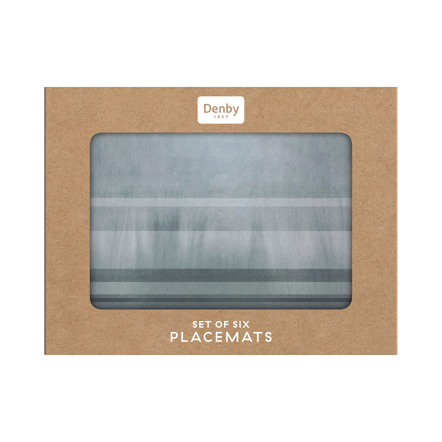 Colours Grey Placemats - Set Of 6