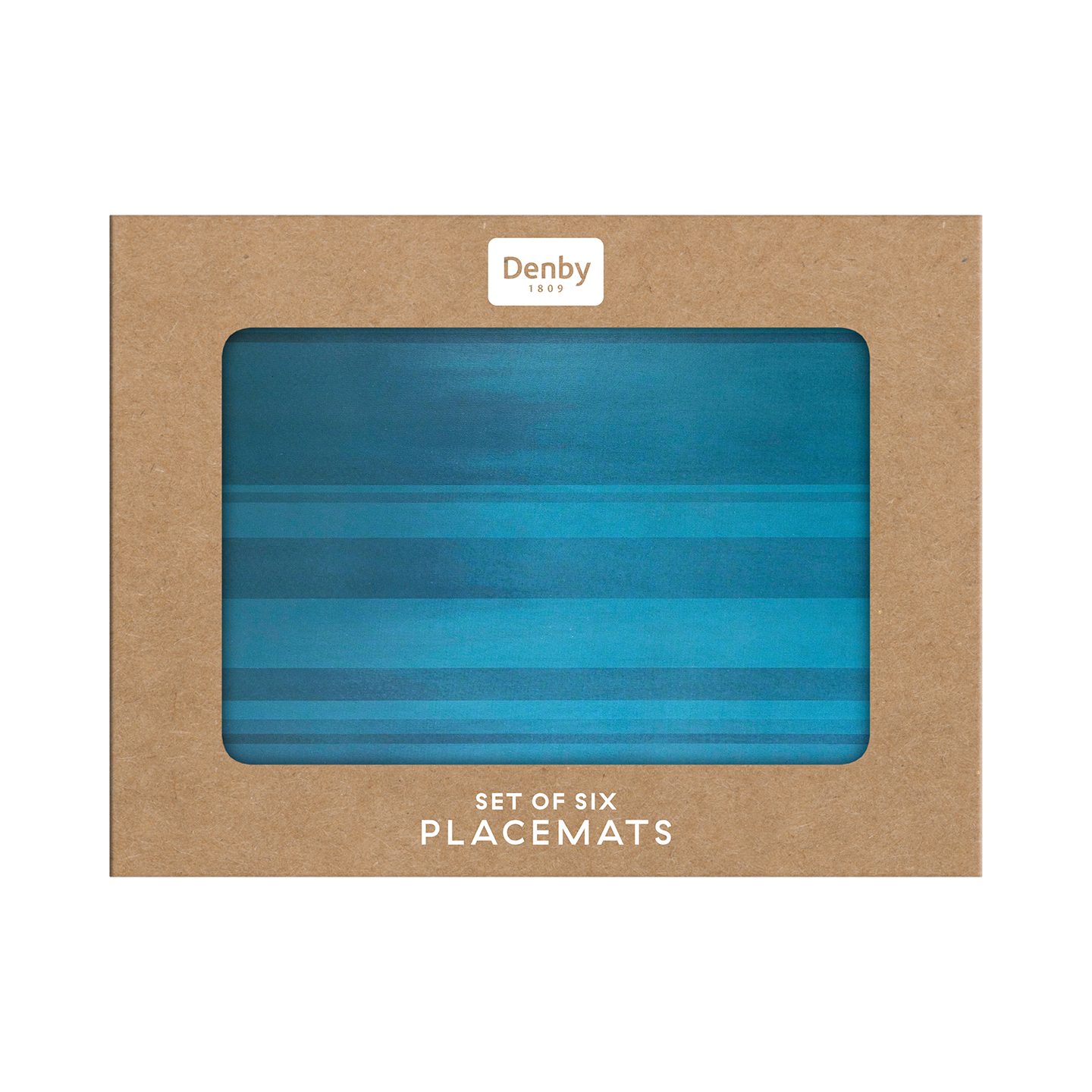 Colours Turquoise Placemats - Set Of 6