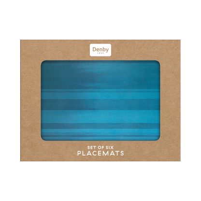 Colours Turquoise Placemats - Set Of 6