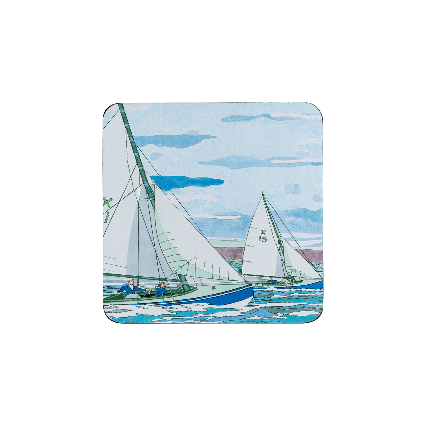 Sailing Coasters Pack Of 6