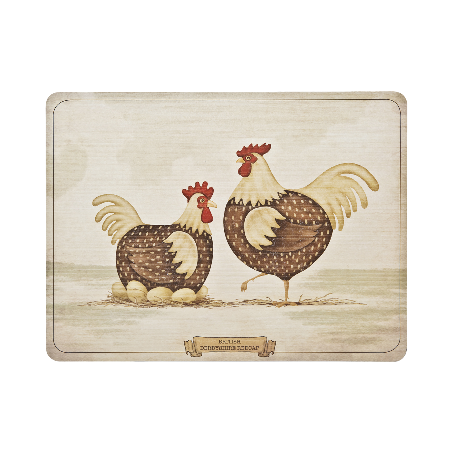 Derbyshire Redcap Placemats Pack Of 6 -
