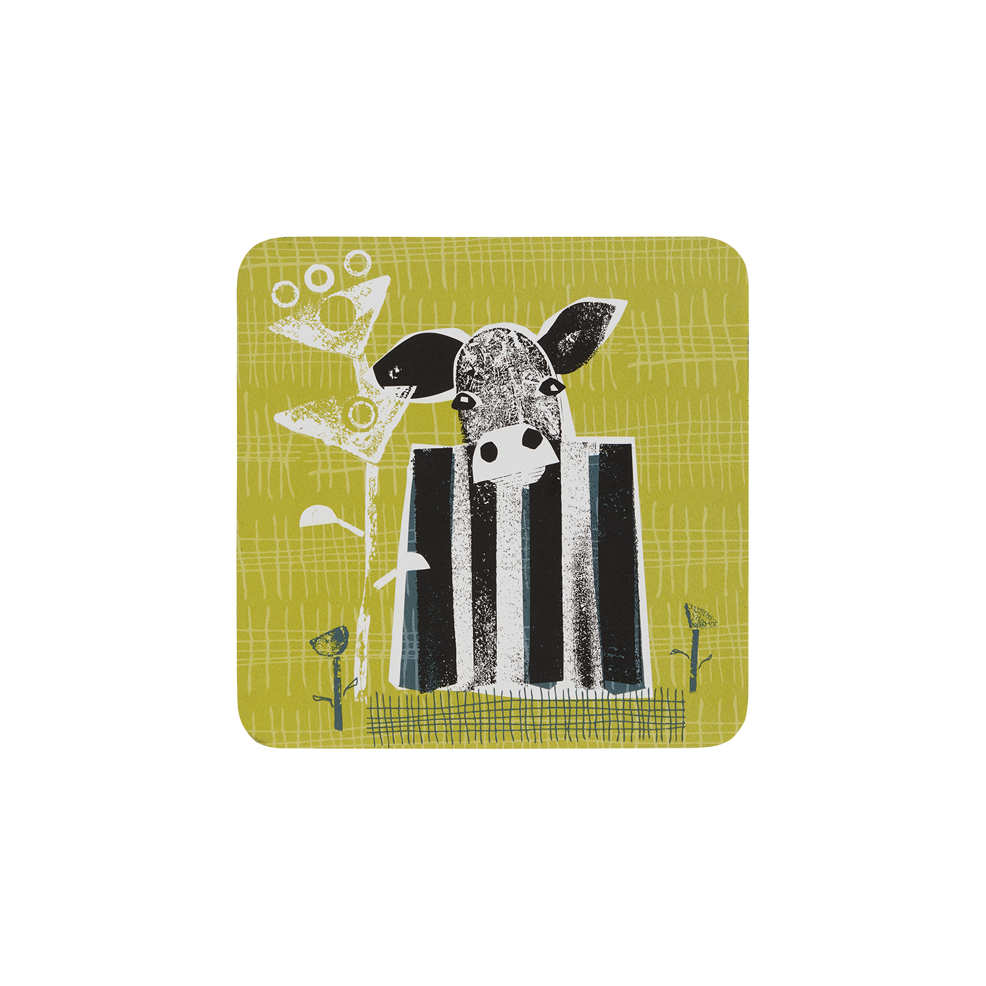 Cow Coasters - Set Of 6 -