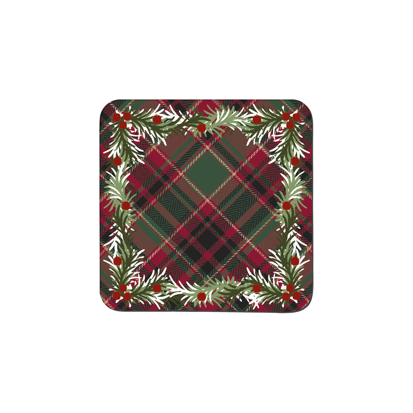 Noel Tartan Coasters - Set Of 6