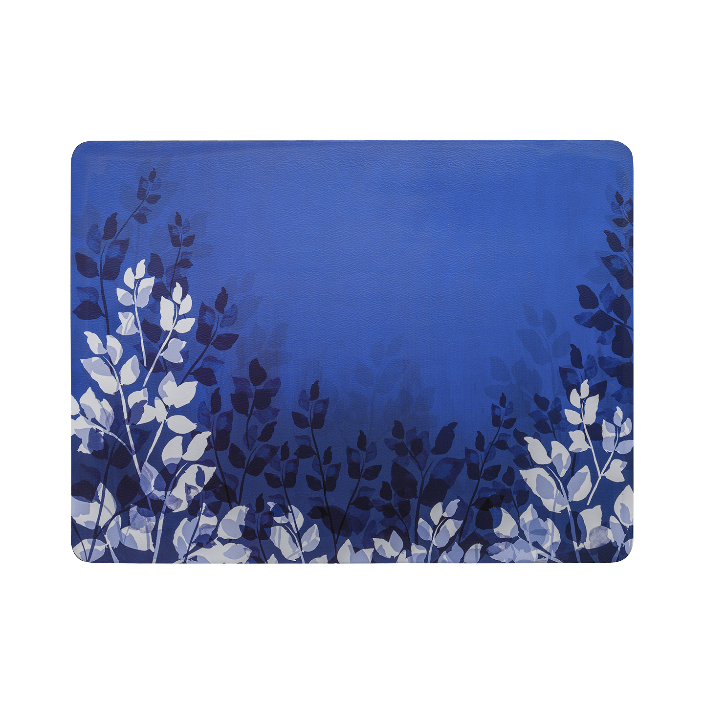 Colours Blue Foliage Placemats - Set Of 6 -