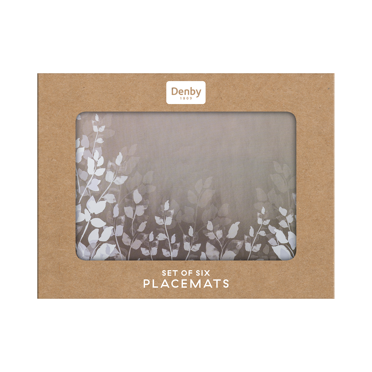 Colours Natural Foliage Placemats - Set Of 6