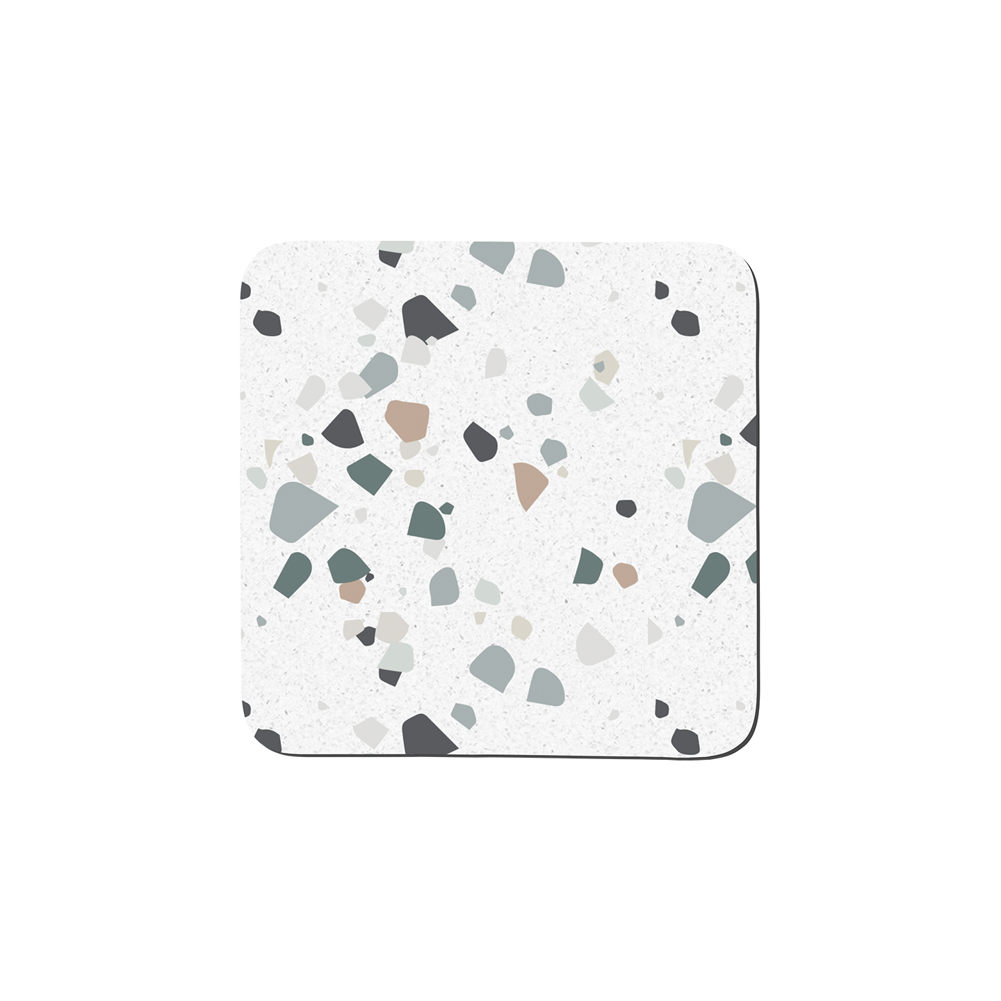 Elements Terrazzo Effect Neutrals Coasters - Set Of 6