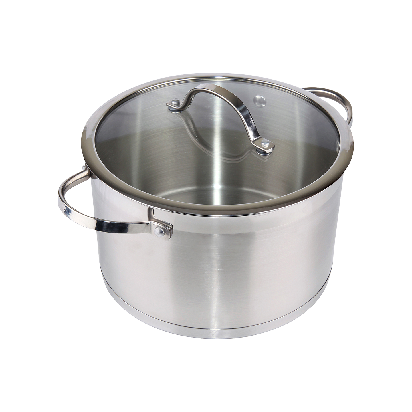D200 Stainless Steel 18/10 Casserole D24cm (with lid)