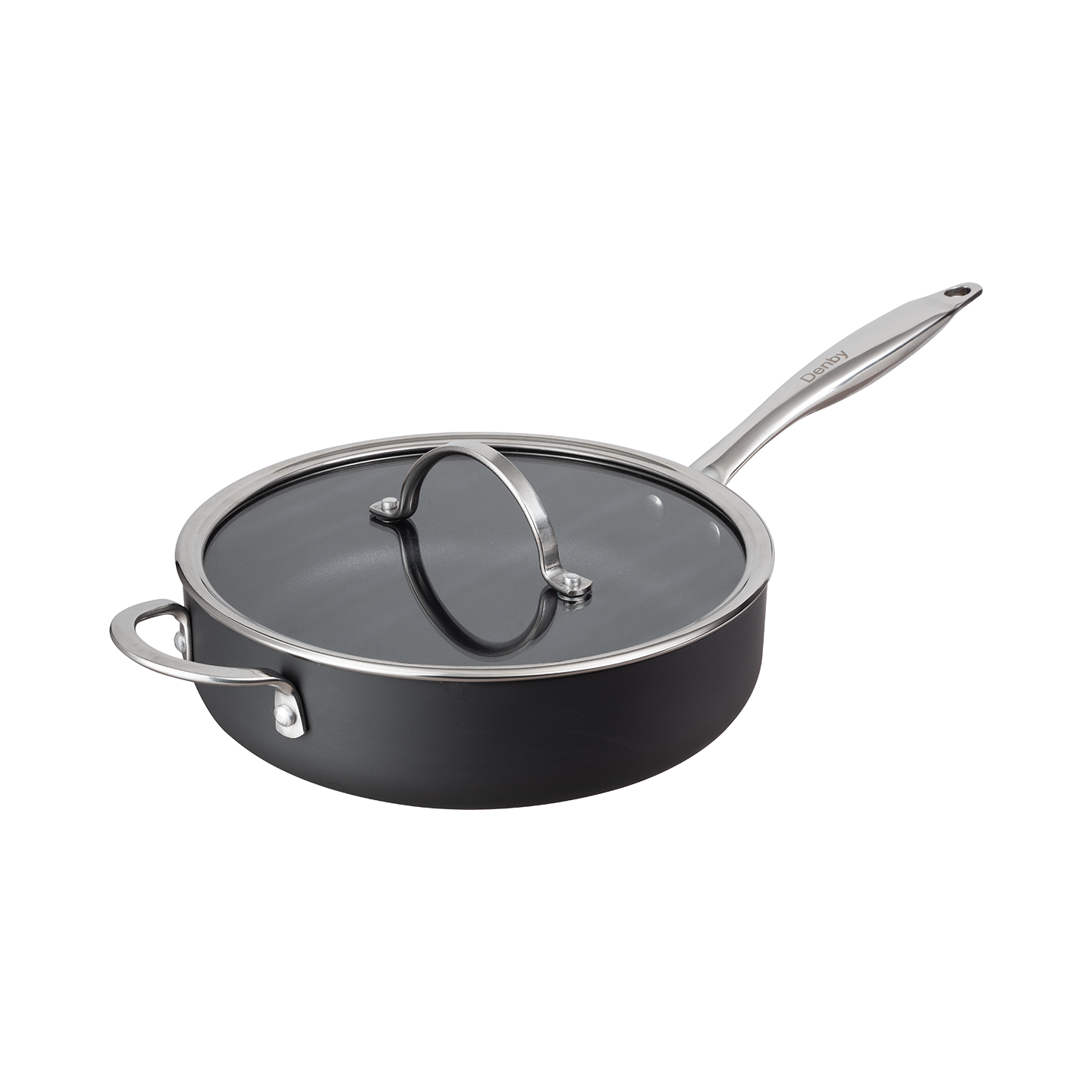 Denby Hard Anodised 26Cm Sautee Pan Induction Base -