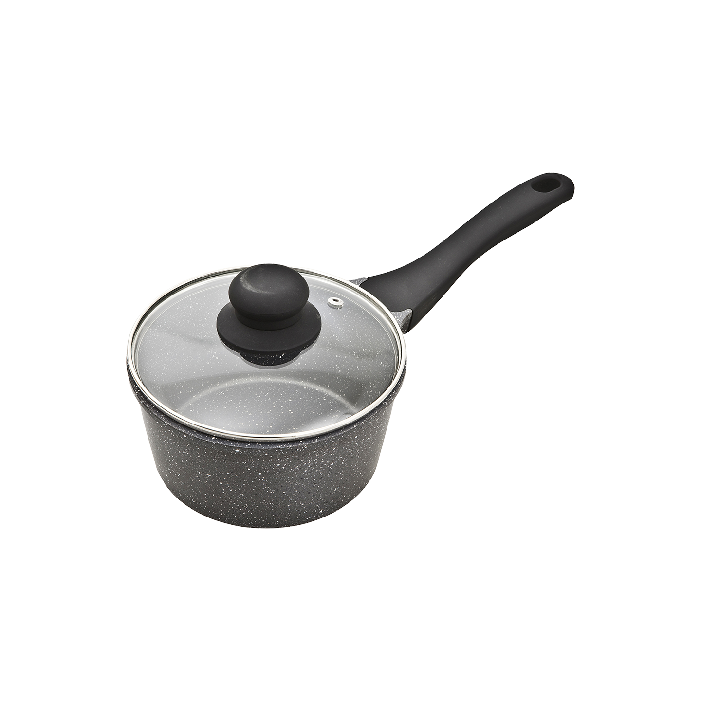 Granite Effect Cast Aluminium 16cm Saucepan (with lid) -