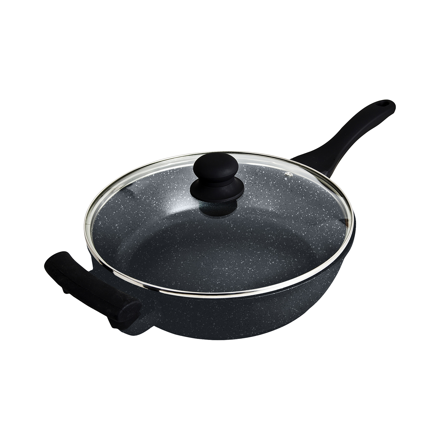 Granite Finish Cast Aluminium 24Cm Sautee Pan -