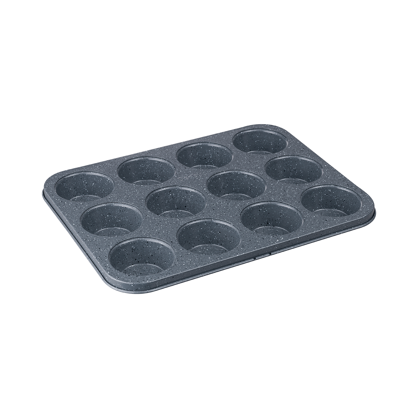 Denby Quantanium Finish 12 Cup Cupcake Tin -