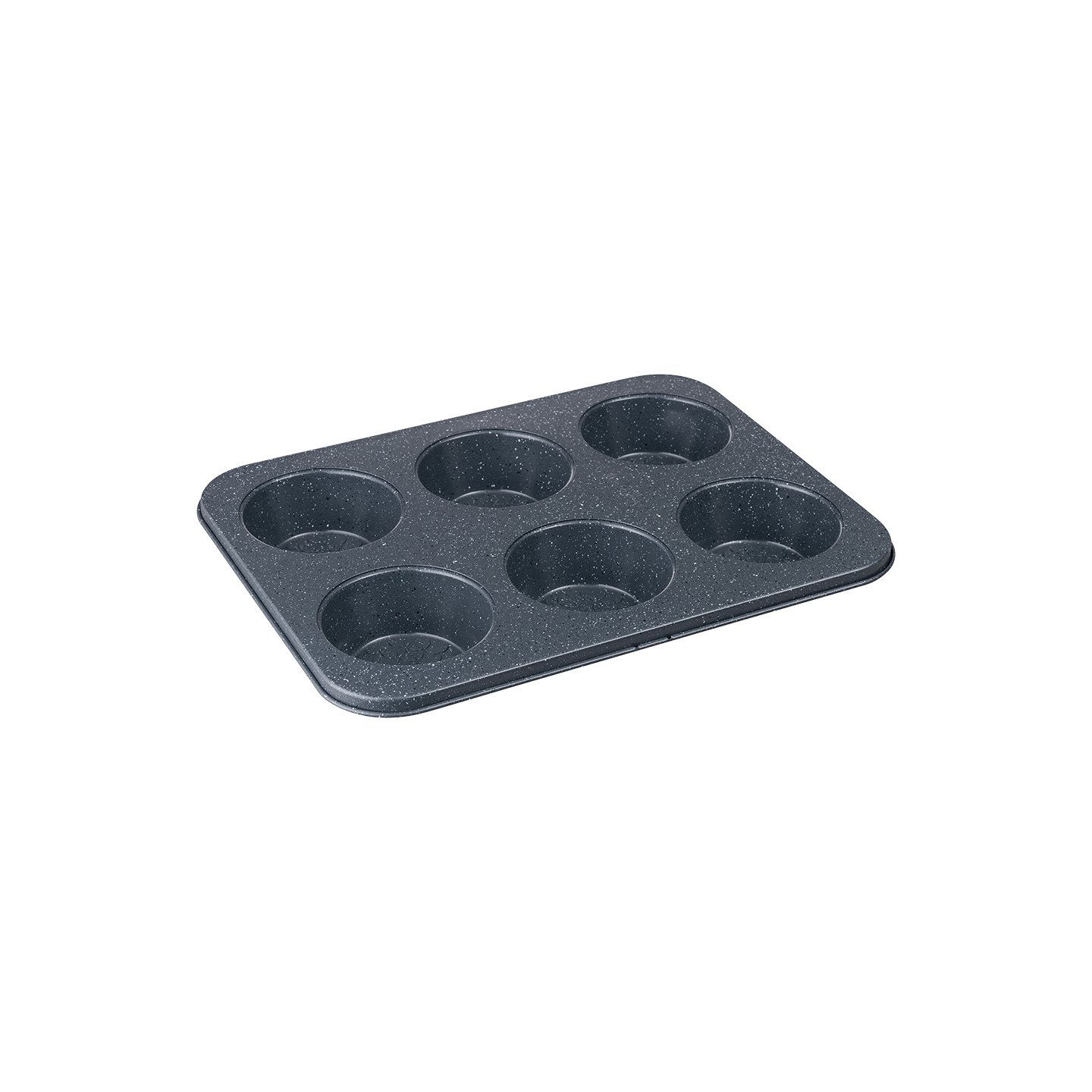 Denby Quantanium Finish 6 Cup Muffin Tin -