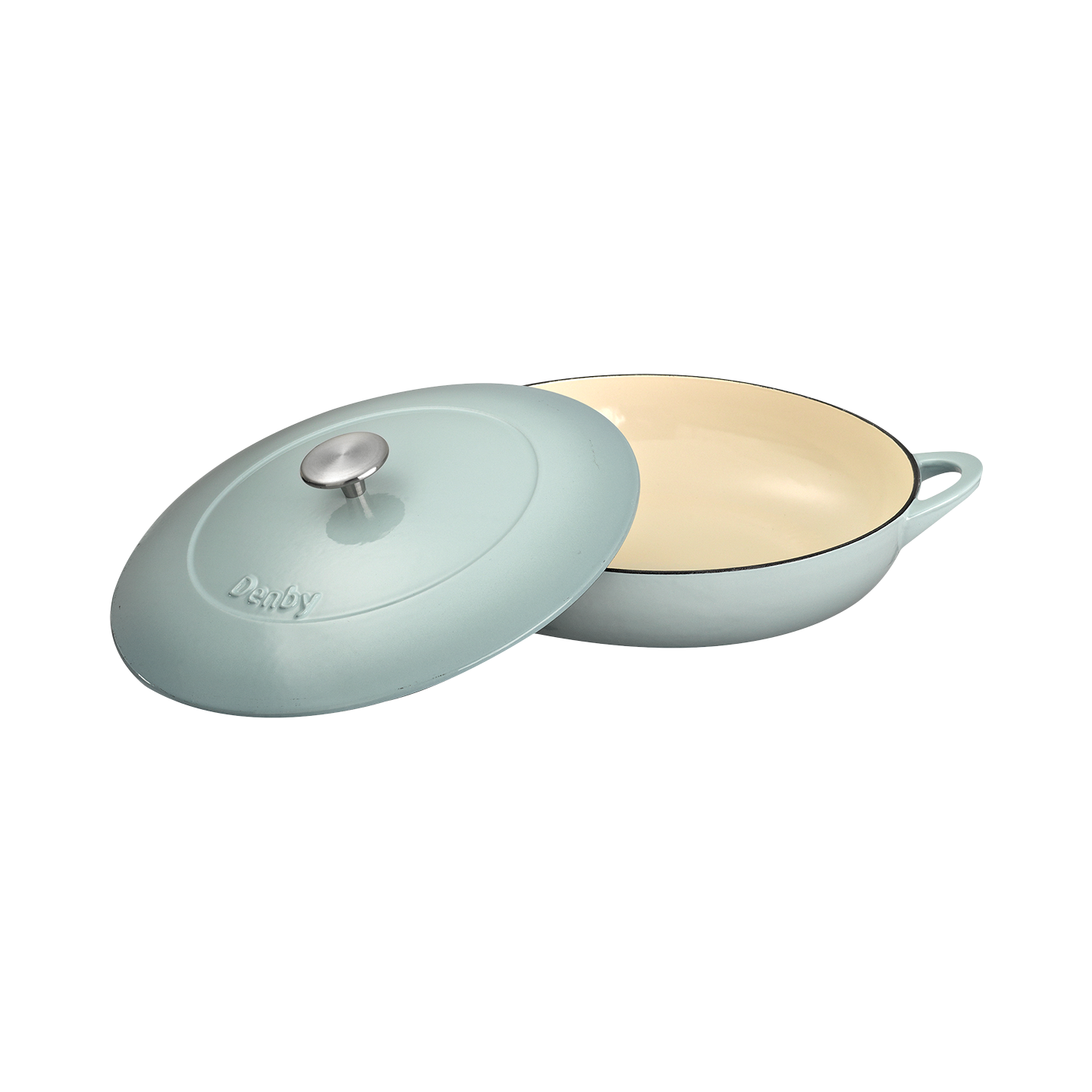 Denby Pavilion Cast Iron 30Cm Shallow Casserole