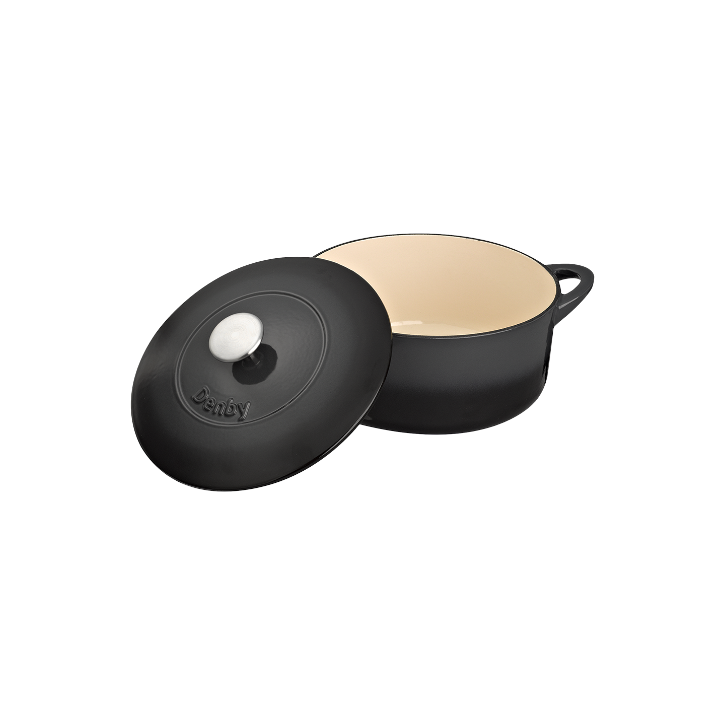 Denby Halo Cast Iron 24Cm Round Casserole