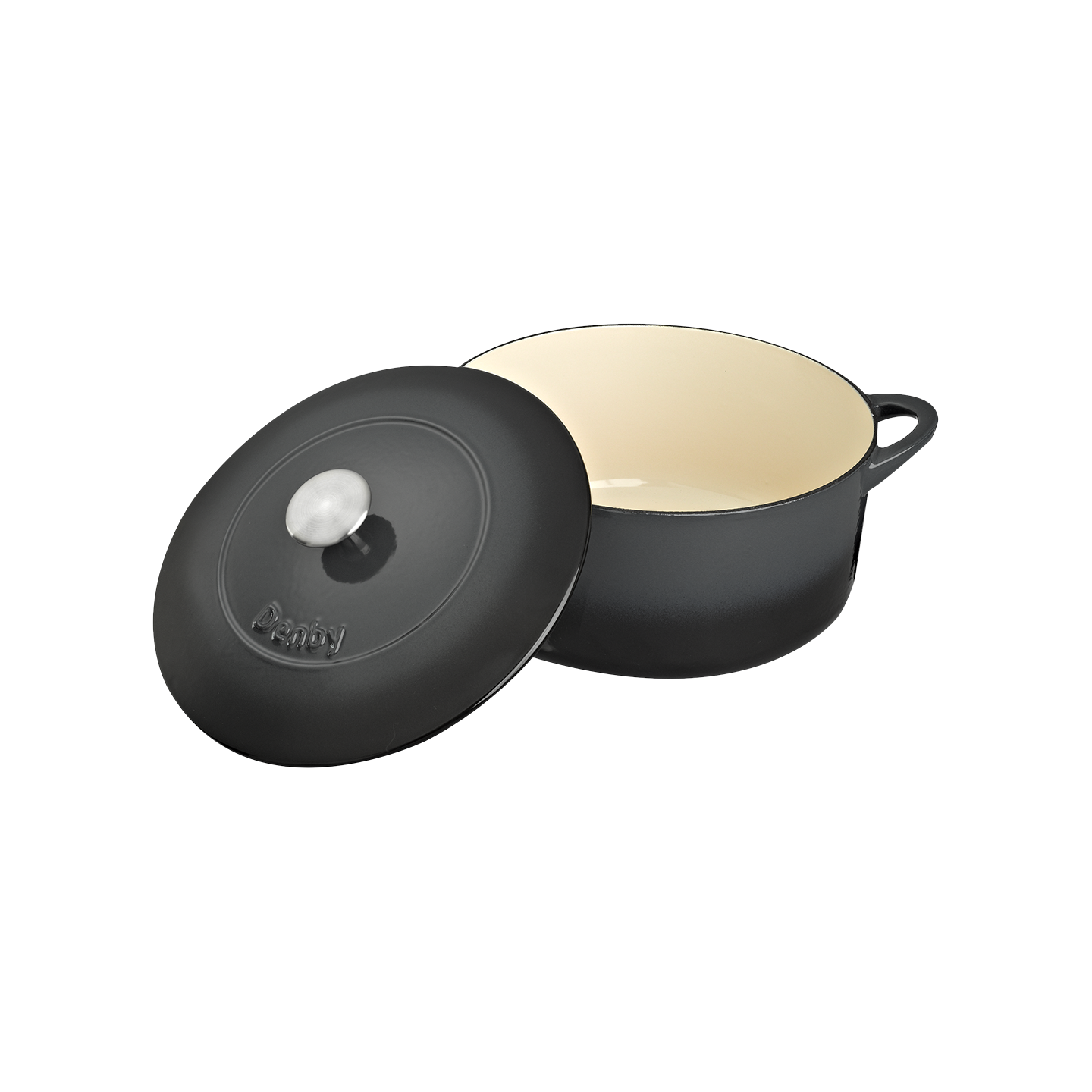 Denby Halo Cast Iron 26Cm Round Casserole