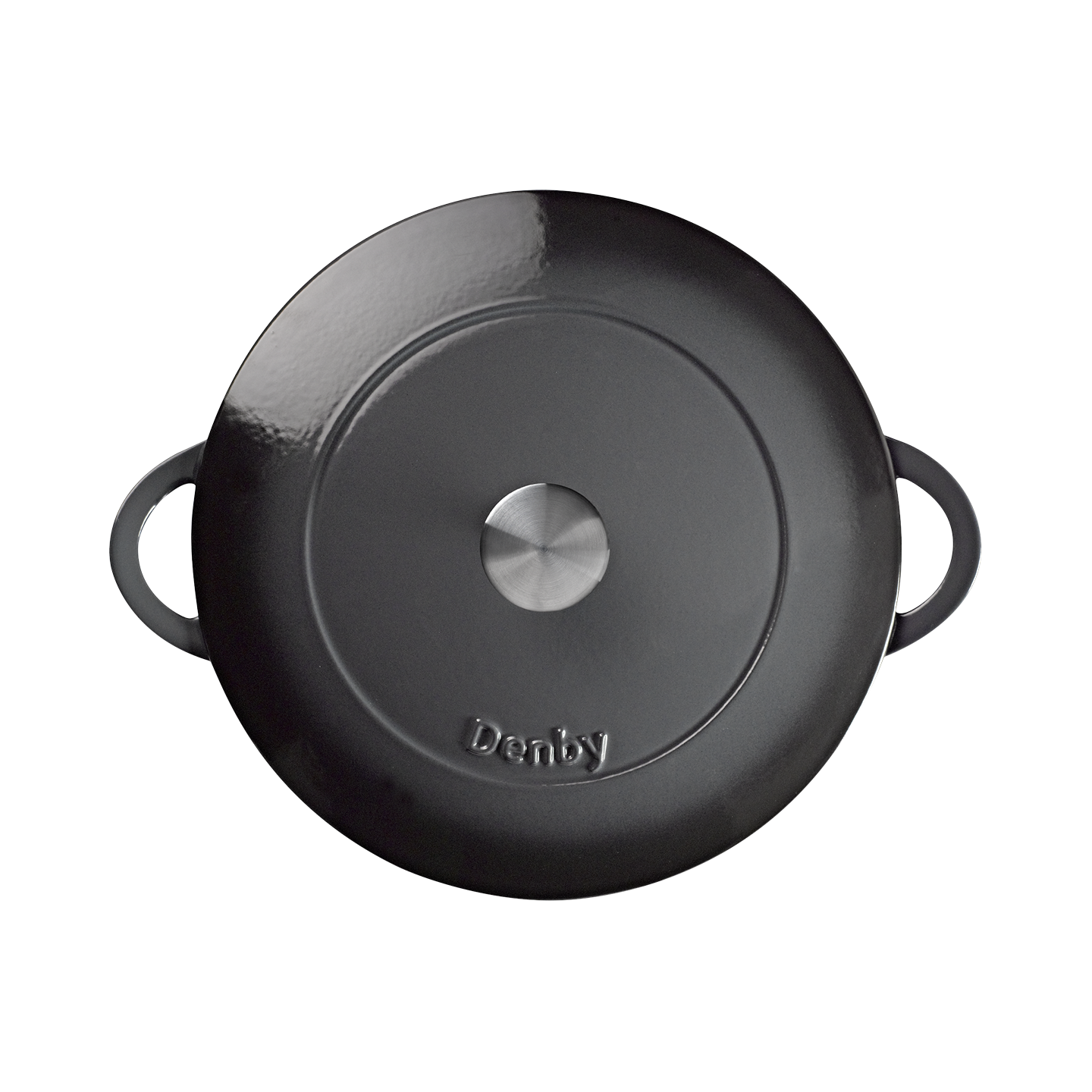 Denby Halo Cast Iron 30Cm Shallow Casserole