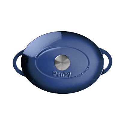 Cobalt 28cm Oval Cast Iron Casserole - Thumbnail 4