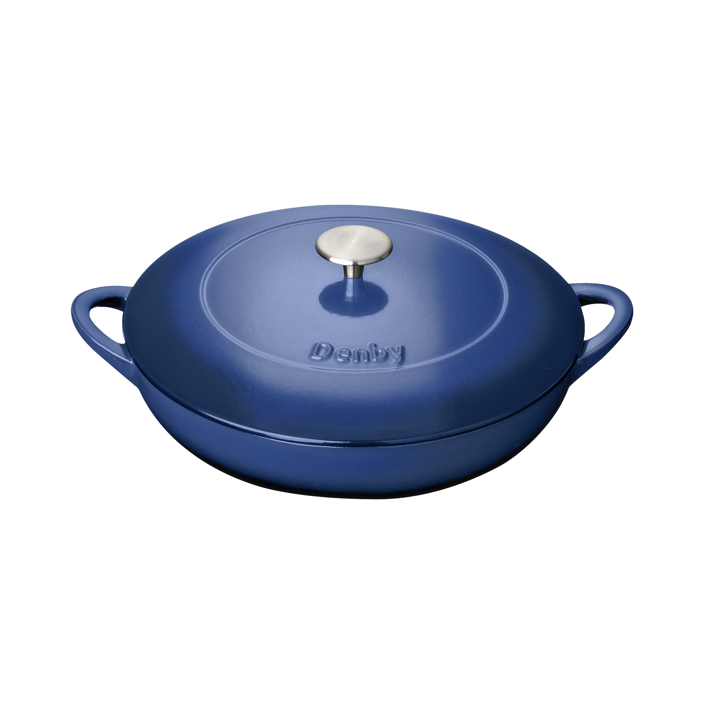 Cobalt 30cm Shallow Cast Iron Casserole -