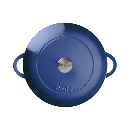 Cobalt 30cm Shallow Cast Iron Casserole - Thumbnail 5