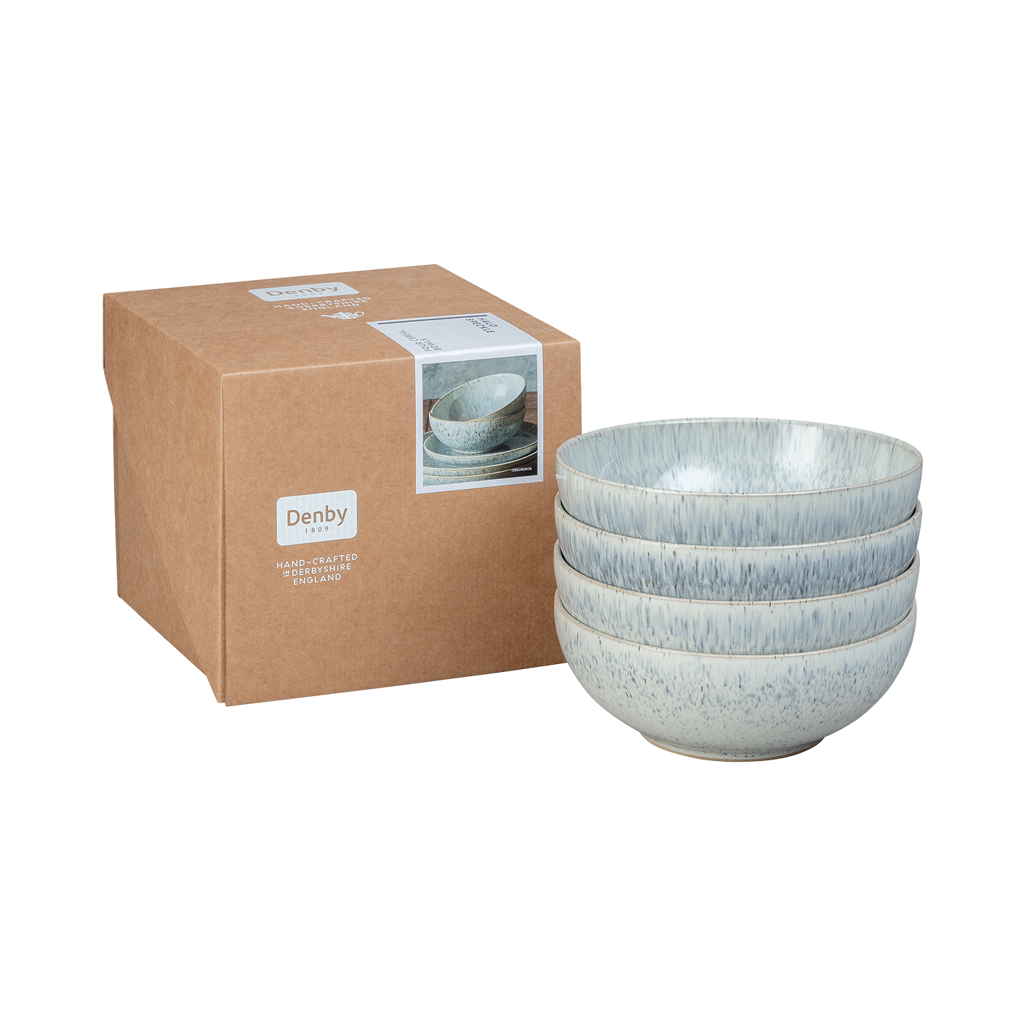 Halo Speckle 4 Pc Cereal Bowl Set