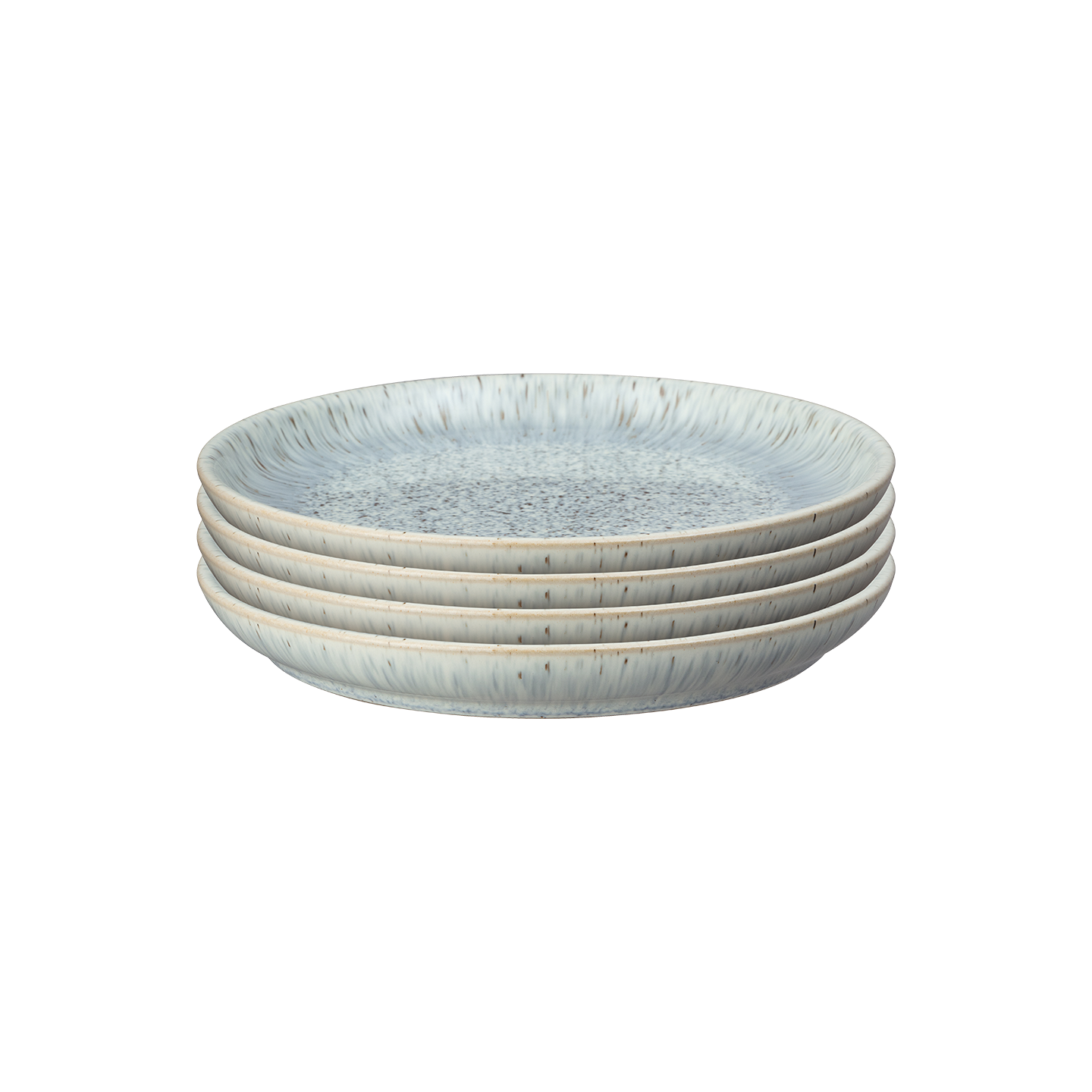 Halo Speckle Coupe Medium Plates - Set Of 4